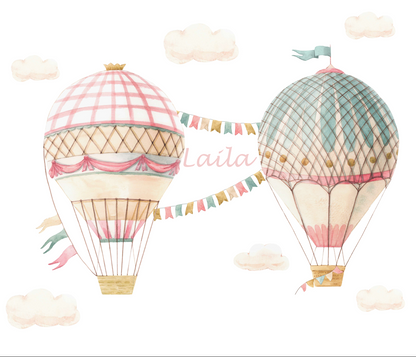 Air Baloons Mural & Pattern