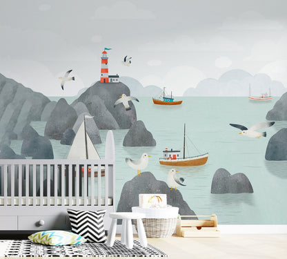 By the sea - Wallab WallpapersKids