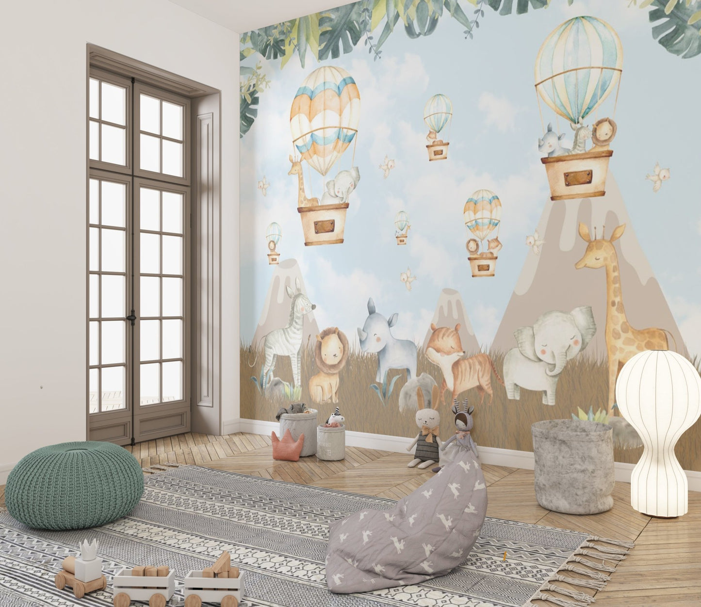 Jungle theme 12 - Wallab WallpapersKids