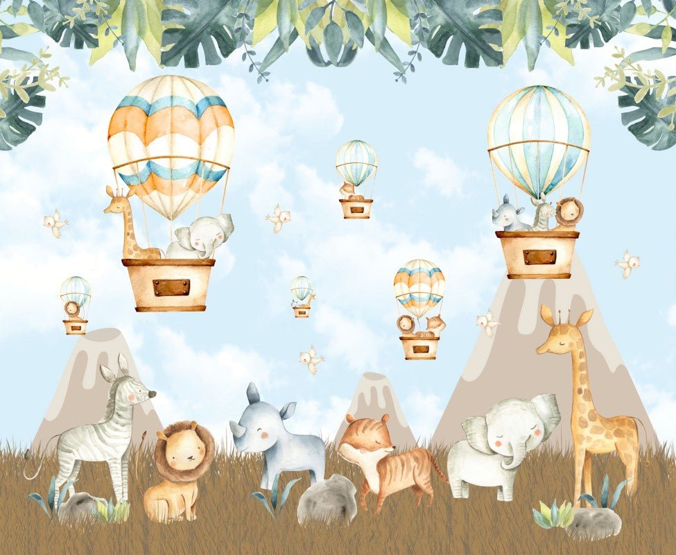 Jungle theme 12 - Wallab WallpapersKids