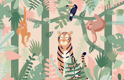 Jungle theme 7 - Wallab WallpapersKids