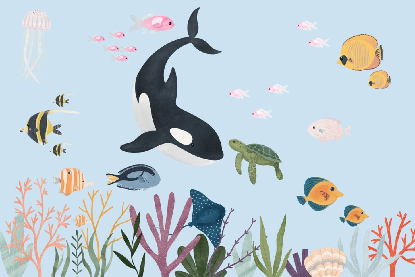 Ocean world - Wallab WallpapersKids